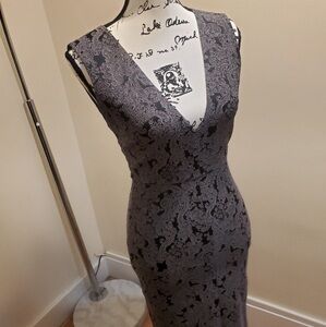 NEW holiday sexy Alice + Olivia deep V cocktail dress